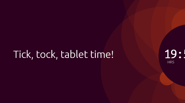 Tick, tock, tablet time!